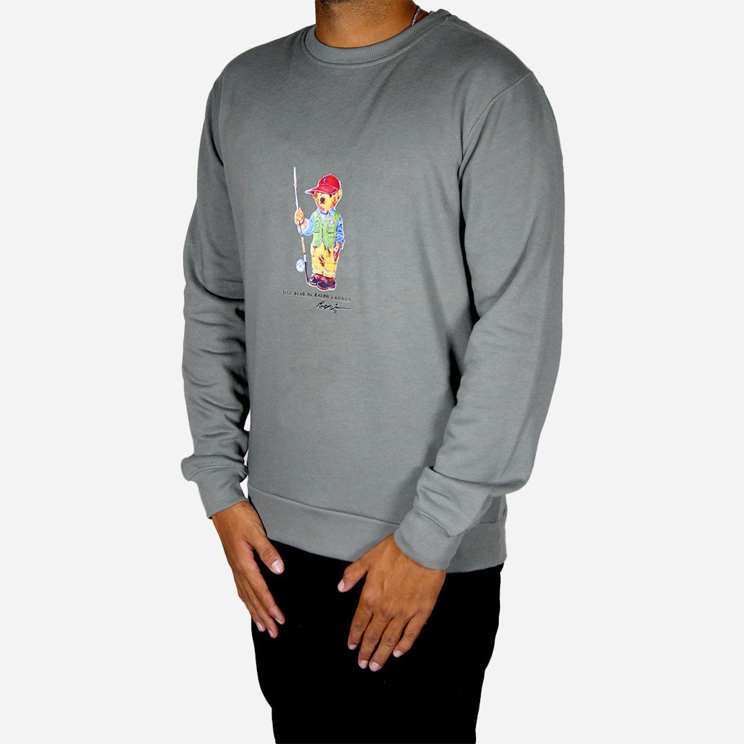 RLP LRN Men's Grey Color Sweat Shirt