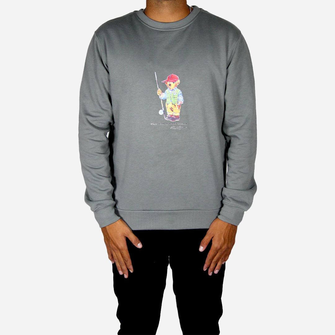 RLP LRN Men's Grey Color Sweat Shirt