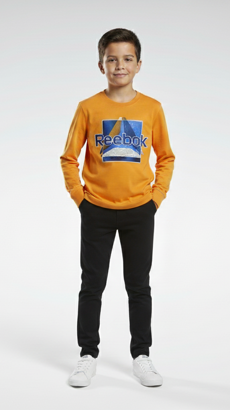 Reebok Boys Full Sleeves T-shirt