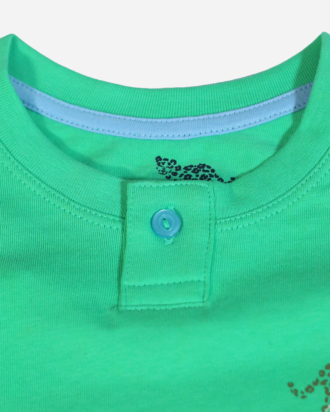 Boys Full Sleeves T-shirt In Green Color