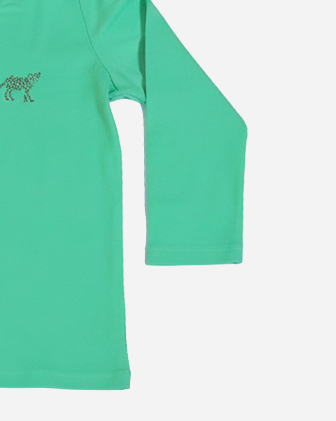 Boys Full Sleeves T-shirt In Green Color