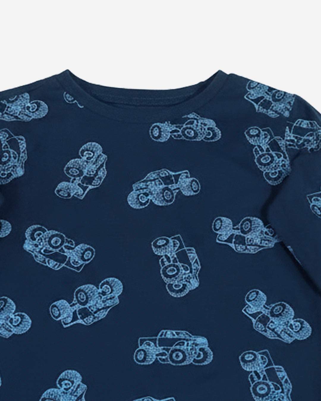 Boys Full Sleeves In Navy Blue T-shirt (Sinsay Brand)