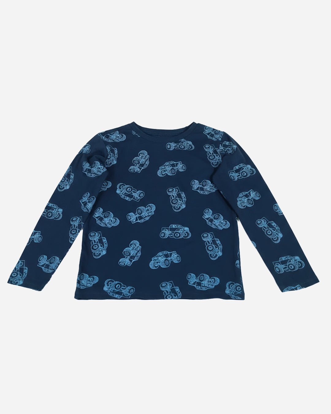 Boys Full Sleeves In Navy Blue T-shirt (Sinsay Brand)