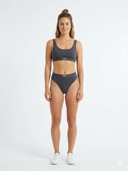 CloudSoft High-Waist High-Leg Panty (W37)