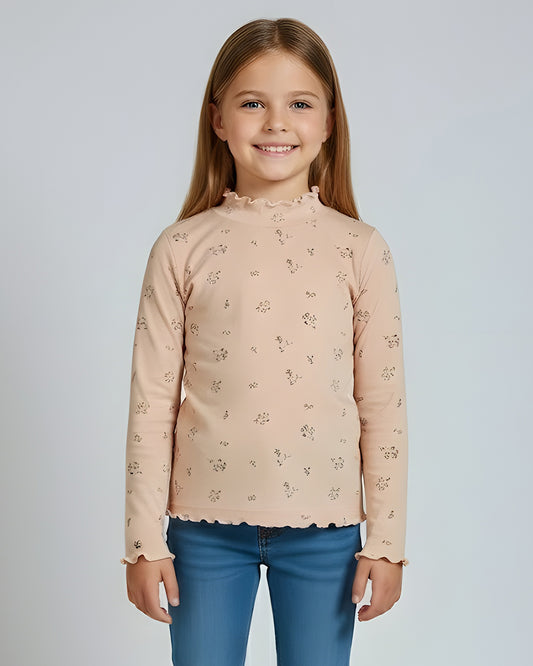 Kids Girl Full Sleeve T-shirt  (Sinsay Brand)