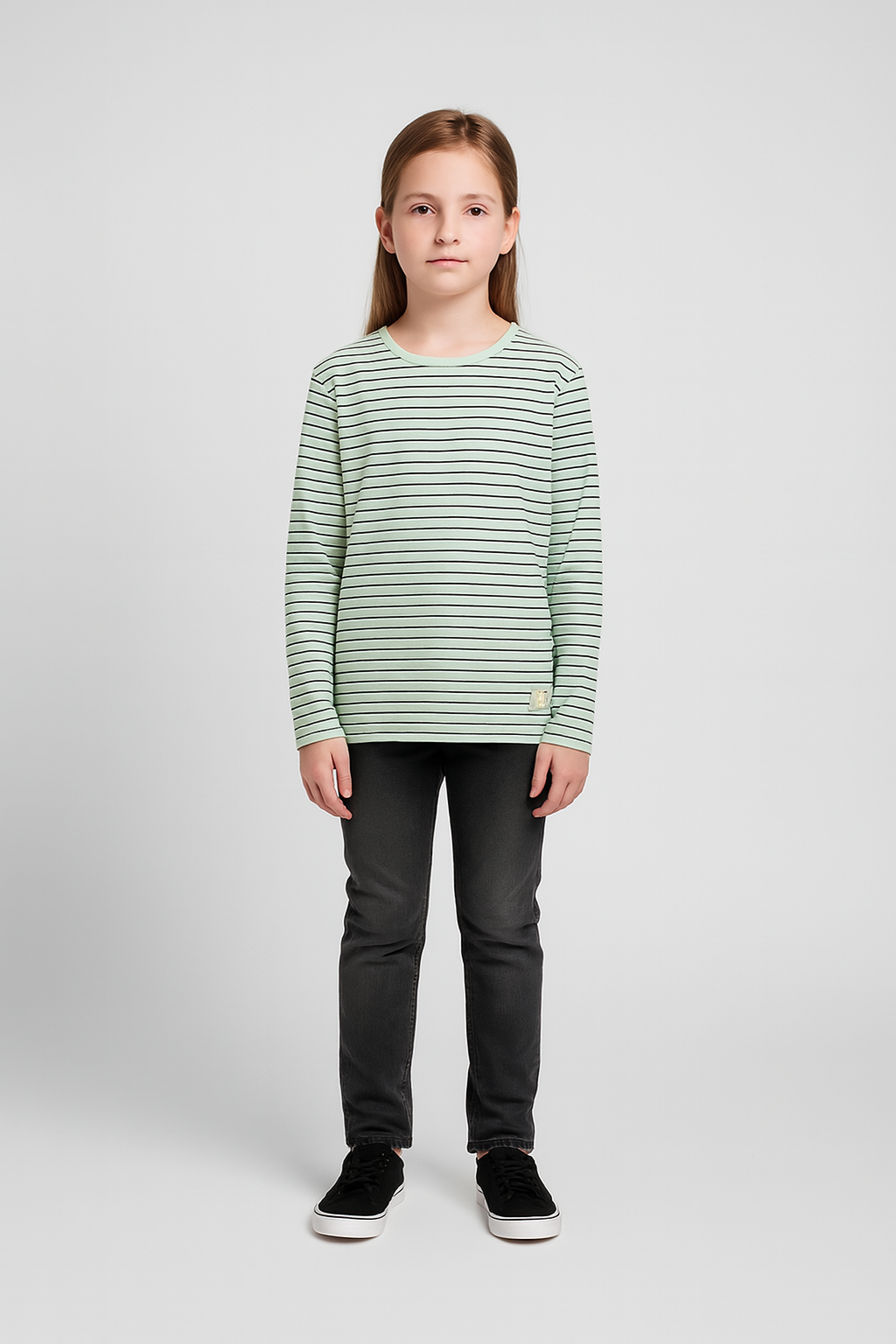 Girls Full Sleeves T-shirt (Anko Brand)