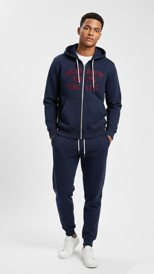 Tracksuit for Mens in Navy Blue Color (Jacob Smith Brand)