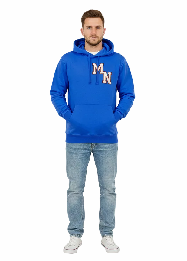 Mens Hoodie - Blue (Mennace Brand)