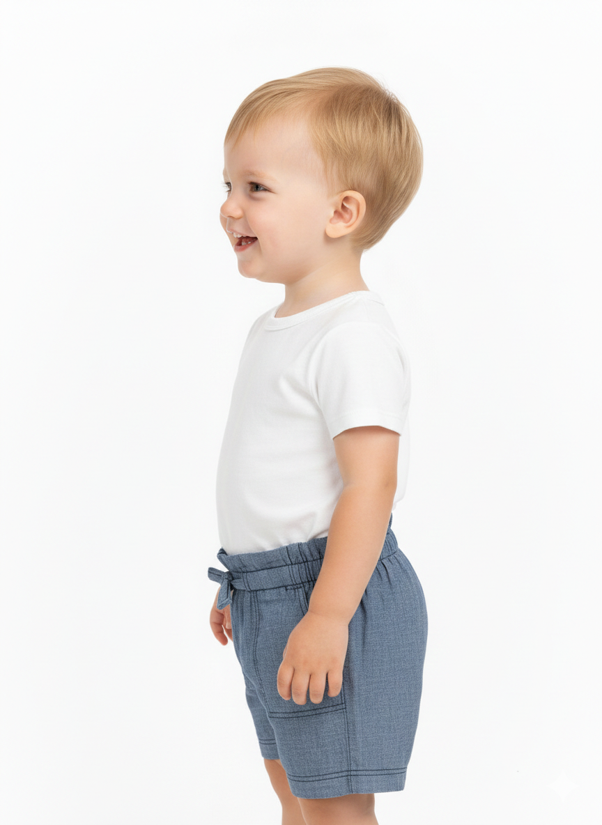 Kids Lightweight Casual Blue Shorts for Daily Wear (Old Navy Brand) KS-01