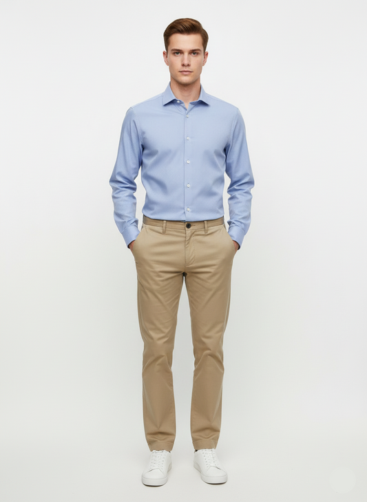 Mens Formal Shirt - Sky Blue (Calvin Klein Brand)