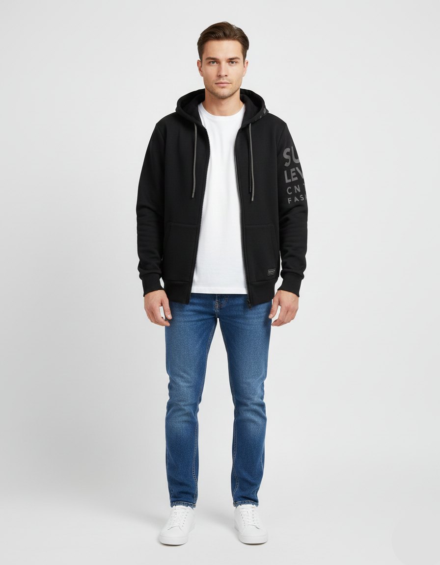 Mens Hooded Jacket (Sublevel Brand)