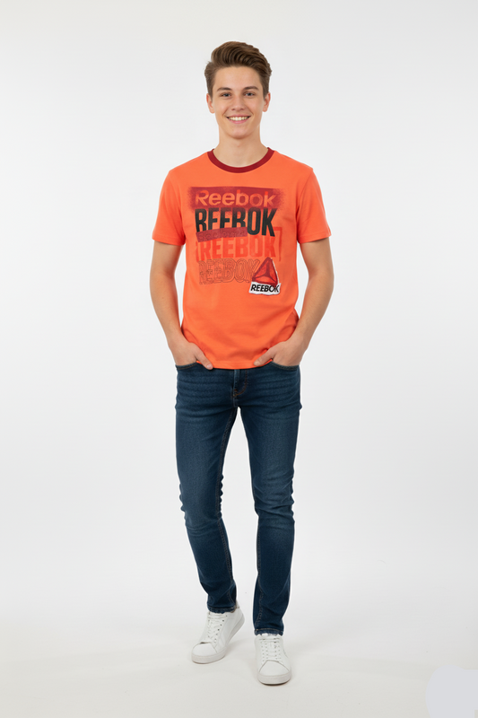 Boys Half Sleeves T-shirt (Reebok Brand)