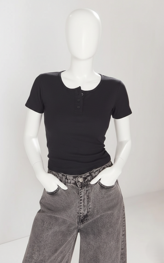 Girls T-Shirt - Black