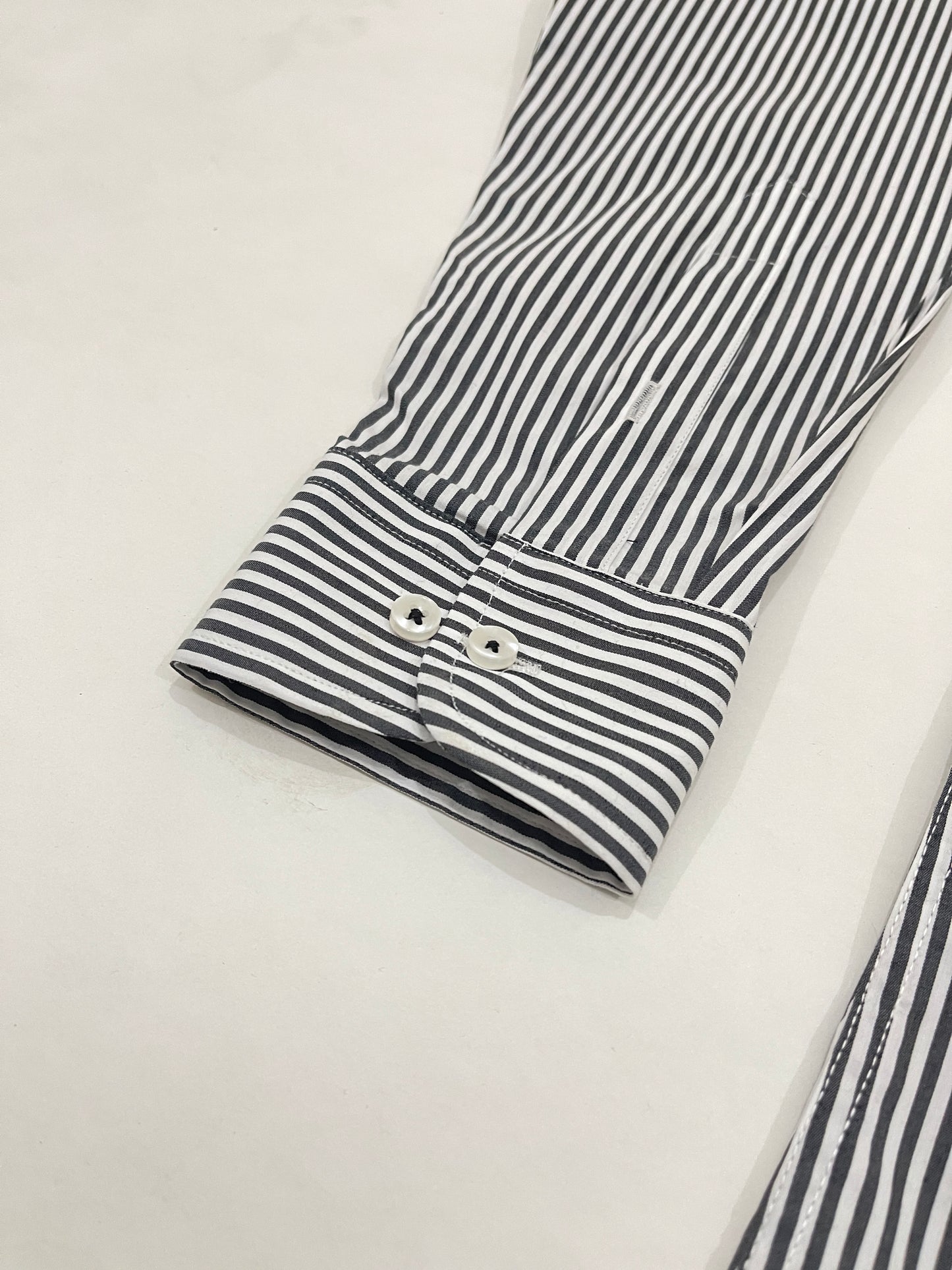 Mens Formal Shirt - Black & White (Calvin Klein Brand)