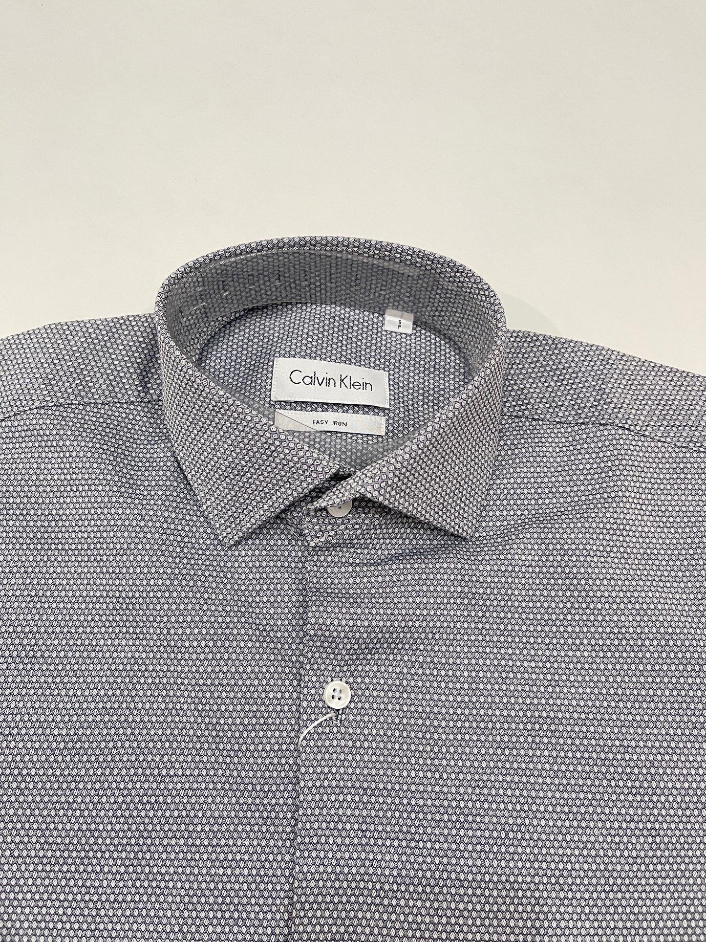 Mens Formal Shirt - Light Gray (Calvin Klein Brand)