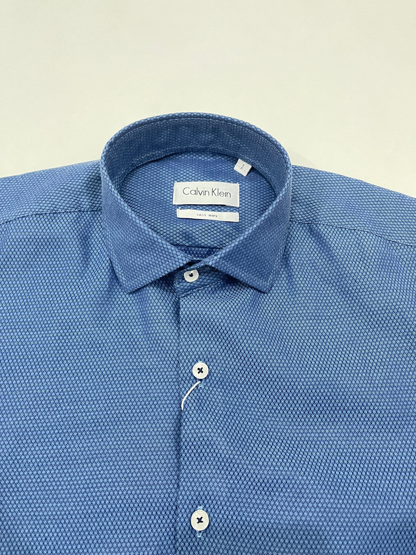 Mens Formal Shirt - Blue (Calvin Klein Brand)