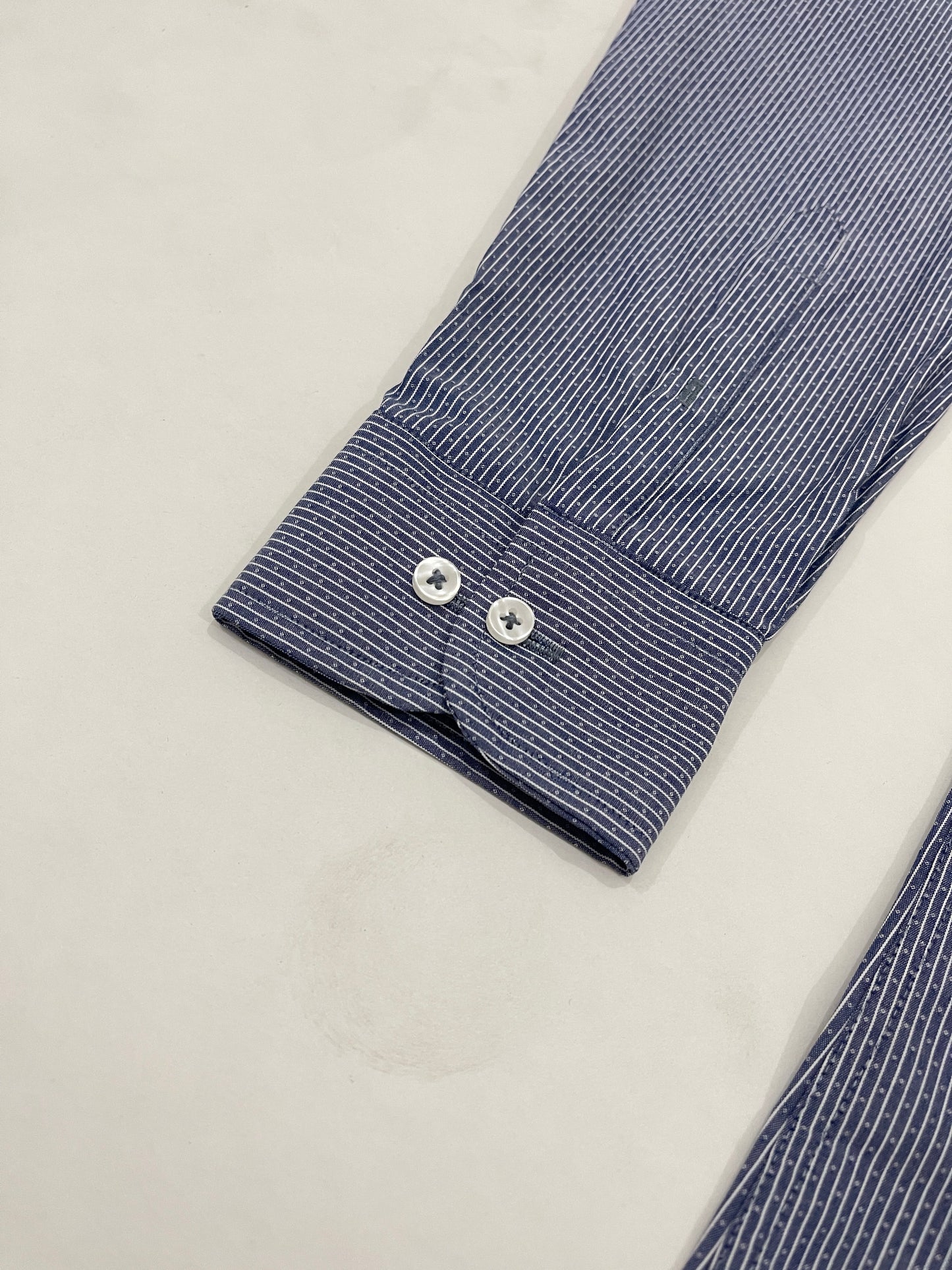 Mens Formal Shirt - Dark Blue (Calvin Klein Brand)