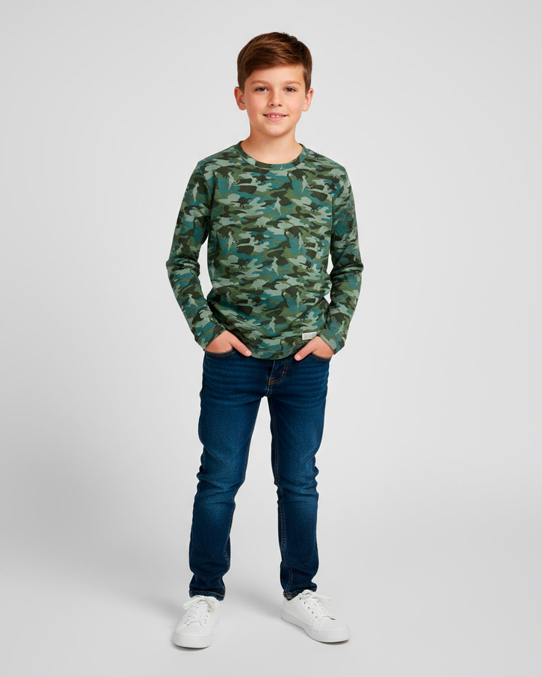 Kids Boys Full Sleeves T-shirt (Tribu Brand)