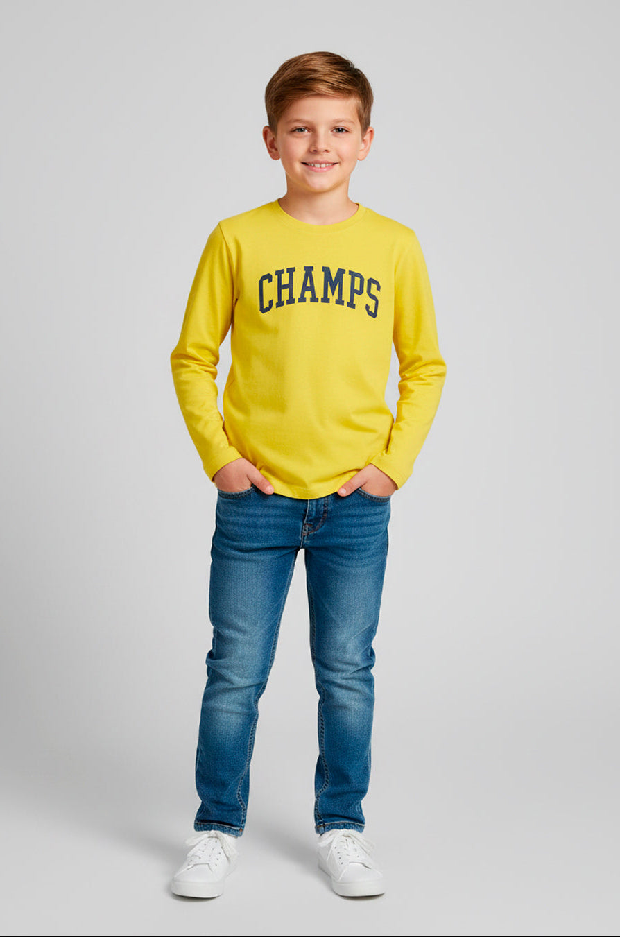 Boys Full Sleeves T-shirt (Reserved Brand)