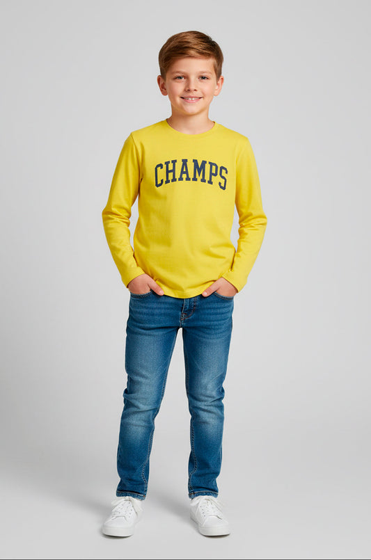 Boys Full Sleeves T-shirt (Reserved Brand)